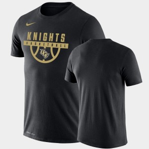Men's UCF Knights Drop Legend Black Performance Basketball T-Shirt 919038-186