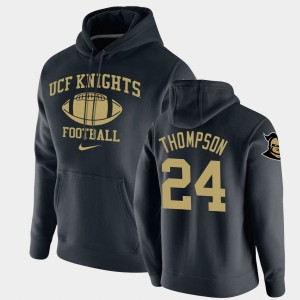 Men's UCF Knights Retro Football Black Bentavious Thompson #24 Pullover Hoodie 437058-294