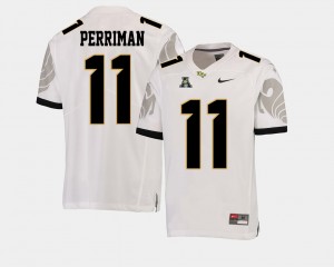 Men's UCF Knights College Football White Breshad Perriman #11 American Athletic Conference Jersey 940281-997