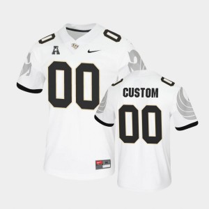 Men's UCF Knights College Football White Custom #00 Untouchable Game Jersey 599937-535