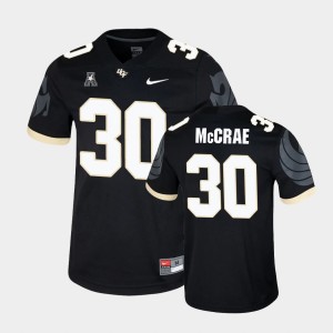 Men's UCF Knights College Football Black Greg McCrae #30 Game Jersey 402561-978