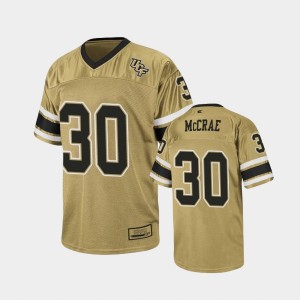 Men's UCF Knights Replica Gold Greg McCrae #30 Stadium Football Jersey 219988-671