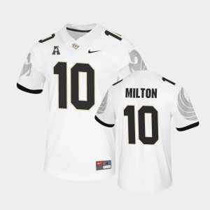 Men's UCF Knights College Football White McKenzie Milton #10 Untouchable Game Jersey 991773-323
