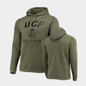 Men's UCF Knights Stencil Arch Olive Club Fleece Hoodie 188923-959