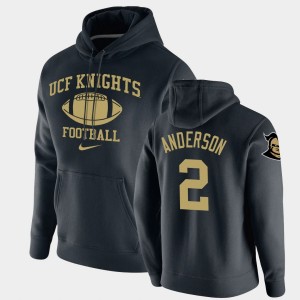 Men's UCF Knights Retro Football Black Otis Anderson #2 Pullover Hoodie 916512-895