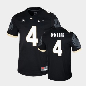 Men's UCF Knights College Football Black Ryan O'Keefe #4 Game Jersey 734582-389