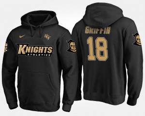 Men's UCF Knights Name and Number Black Shaquem Griffin #18 Hoodie 555632-950