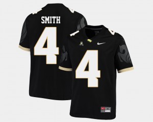 Men's UCF Knights College Football Black Tre'Quan Smith #4 American Athletic Conference Jersey 185519-579