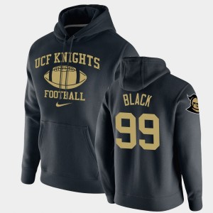 Men's UCF Knights Retro Football Black Tyrese Black #99 Pullover Hoodie 472467-494