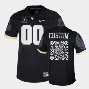 Men's UCF Knights College Football White Custom #00 QR Codes Spring Game Jersey 634291-188