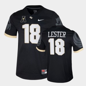 Men's UCF Knights College Football Black Dyllon Lester #18 Jersey 183857-547