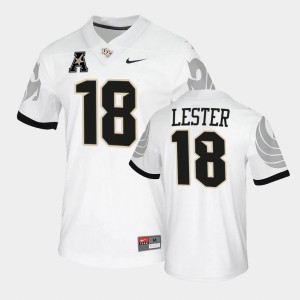 Men's UCF Knights College Football White Dyllon Lester #18 Jersey 581477-509
