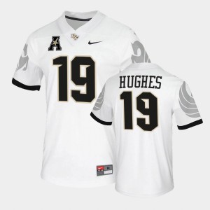 Men's UCF Knights College Football White Mike Hughes #19 Alumni Jersey 182835-651
