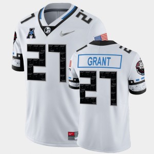 Men's UCF Knights Space Game White Richie Grant #27 Alumni Jersey 110995-813