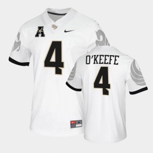 Men's UCF Knights College Football White Ryan O'Keefe #4 Jersey 295151-514