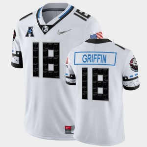 Men's UCF Knights Space Game White Shaquill Griffin #18 Alumni Jersey 551507-575