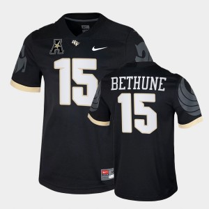 Men's UCF Knights College Football Black Tatum Bethune #15 Jersey 254968-839